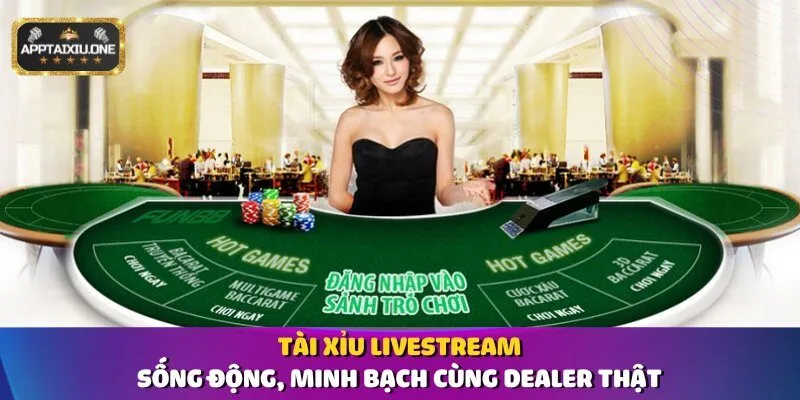 Tài Xỉu Livestream - Sống Động, Minh Bạch Cùng Dealer Thật